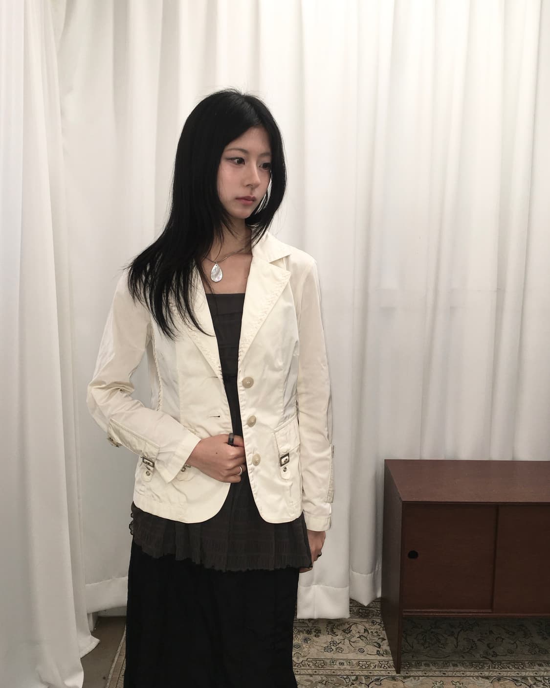 아이보리 블레이저 상품이미지1