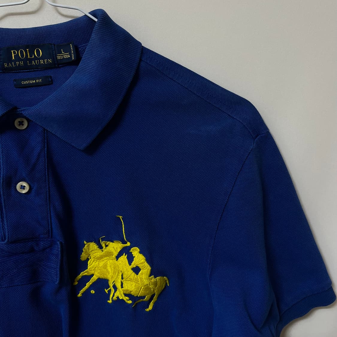 폴로 랄프로렌 빅포니 커스텀 핏 PK 반팔 카라티 L/100 상품이미지3