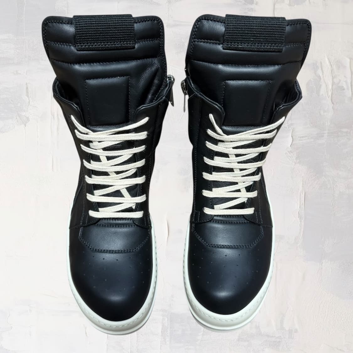 (풀구성 새상품) 릭오웬스 지오바스켓 검검흰 LPO 39 사이즈 상품이미지2