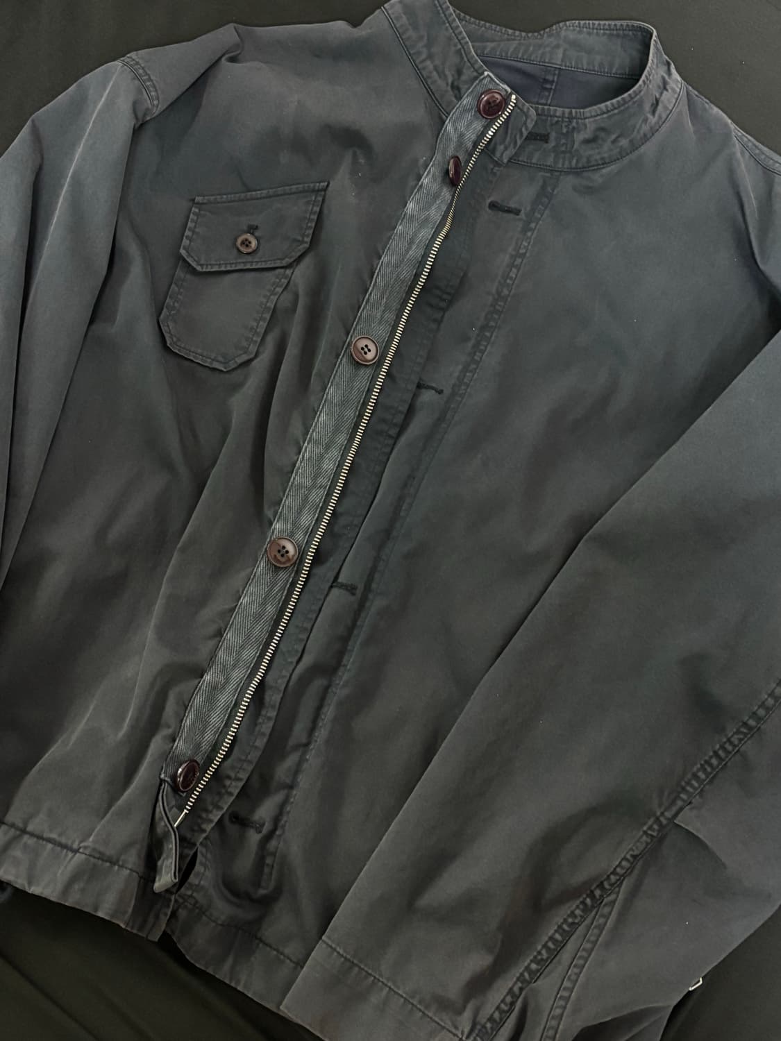 이얼즈어고 랜드파카 더스티네이비 3사이즈 상품이미지2