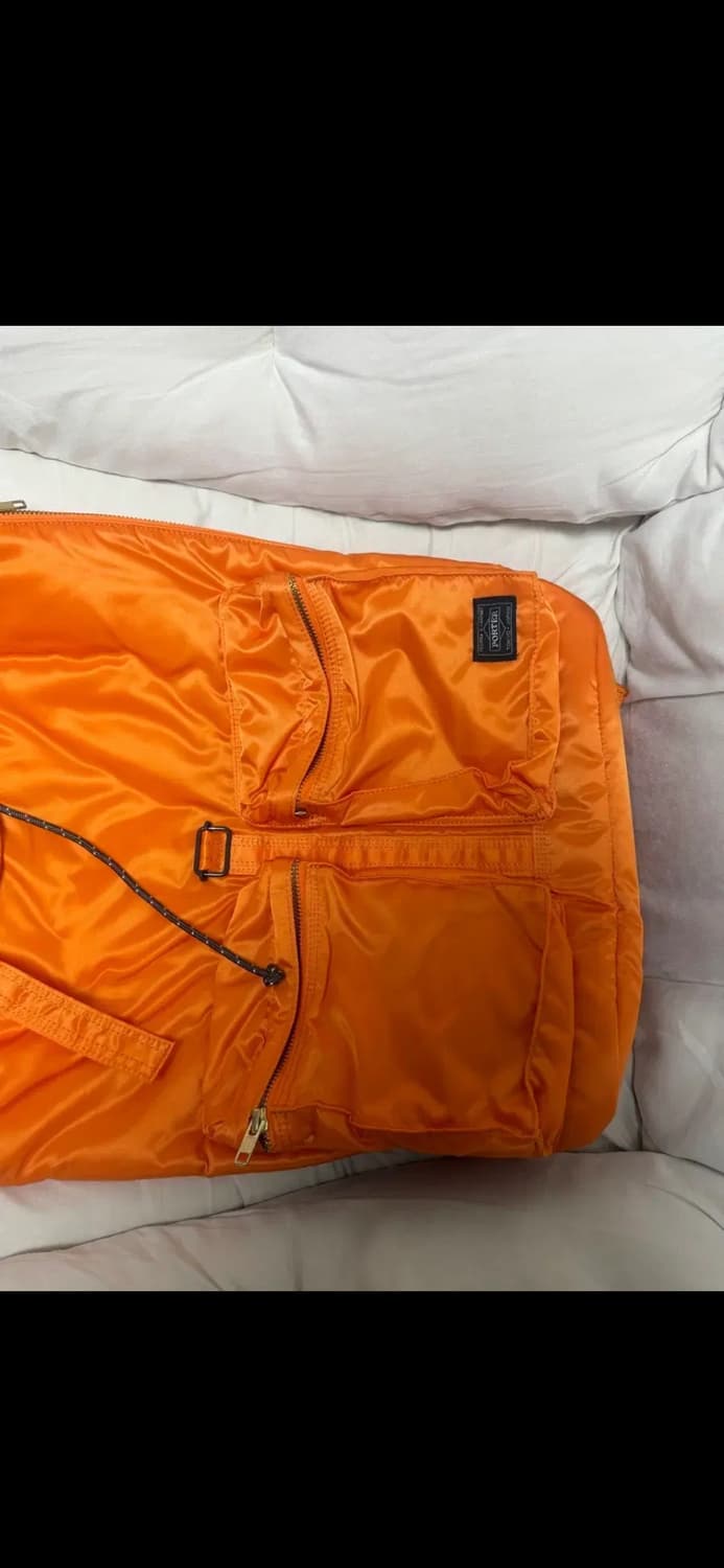 요시다포터 탱커 80주년 한정판 럭색 백팩 오렌지 주황 상품이미지2