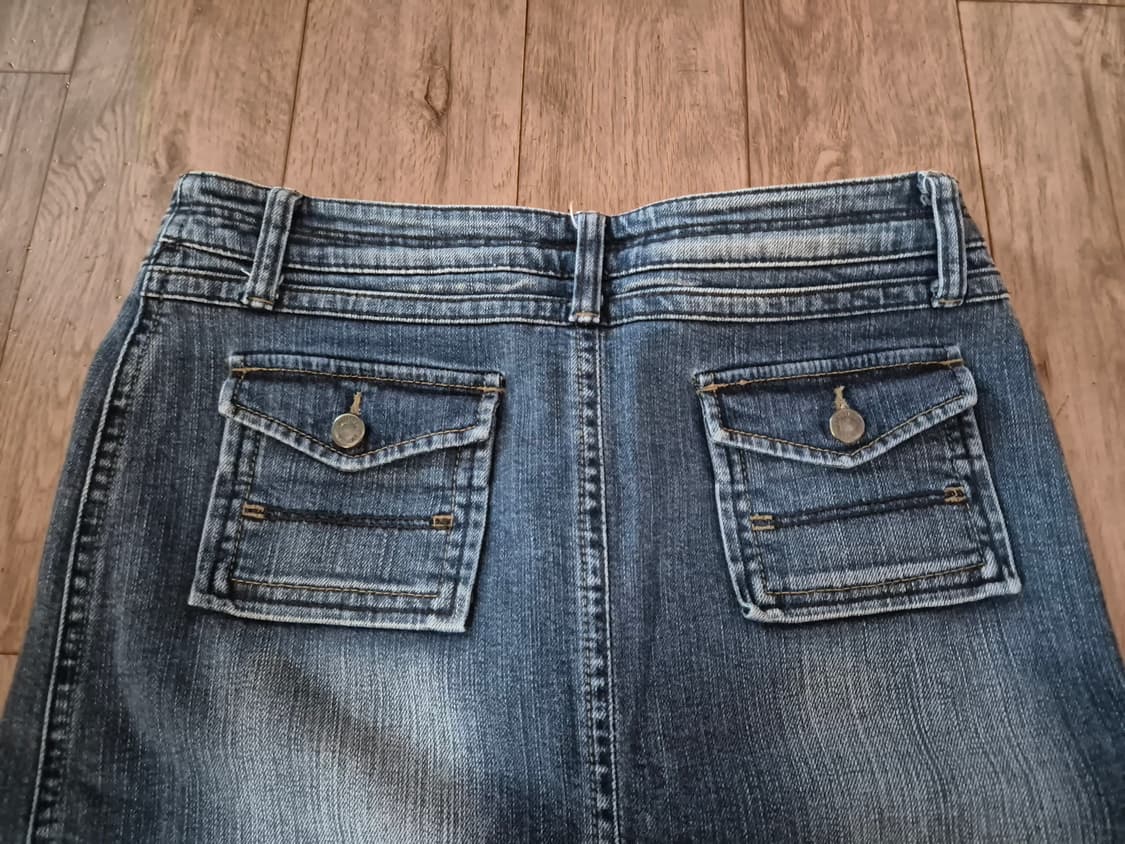 톰보이 빈티지 데님 스커트 상품이미지6