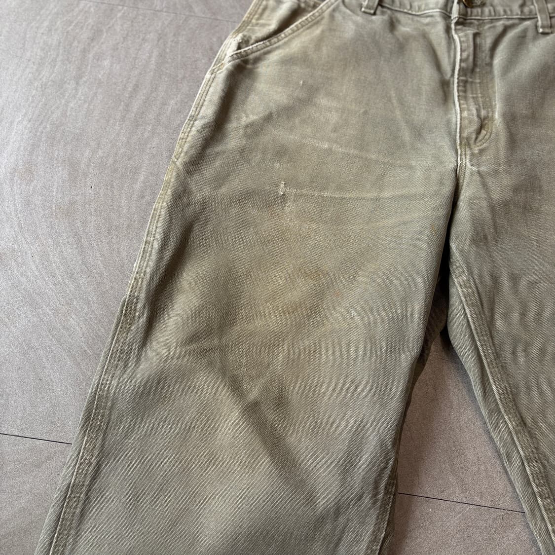 칼하트 정품 오리지널 모스 그린 카펜터 팬츠 상품이미지9