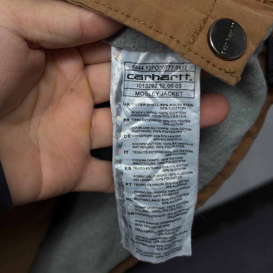칼하트 모슬리 자켓 상품이미지5