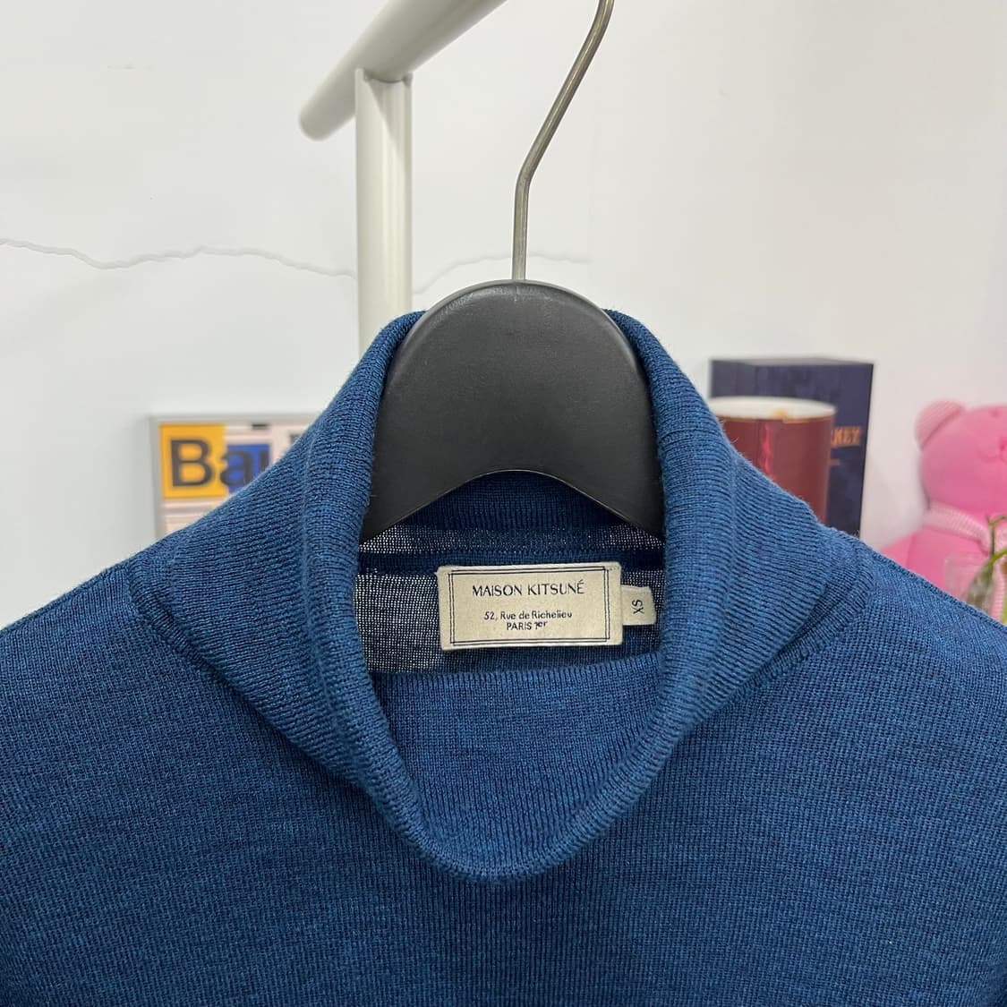 메종키츠네 우먼 터틀넥 울니트 XS 상품이미지3