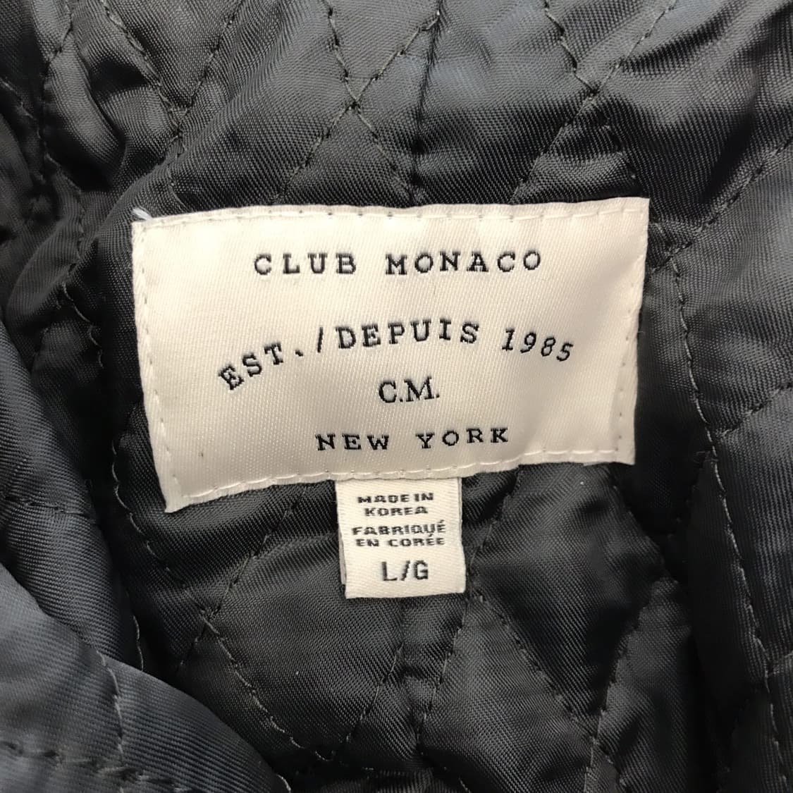 클럽모나코 금장 더블모직코트 카키 [L사이즈] 상품이미지5