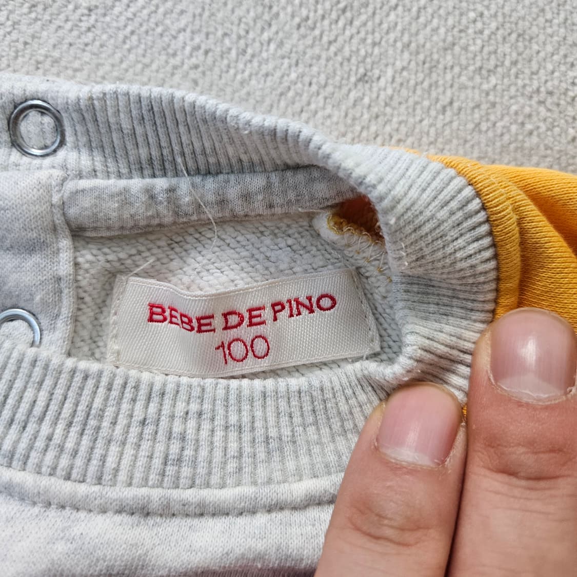 100 베베드피노 키즈 위티베어 맨투맨 0401Y 상품이미지3