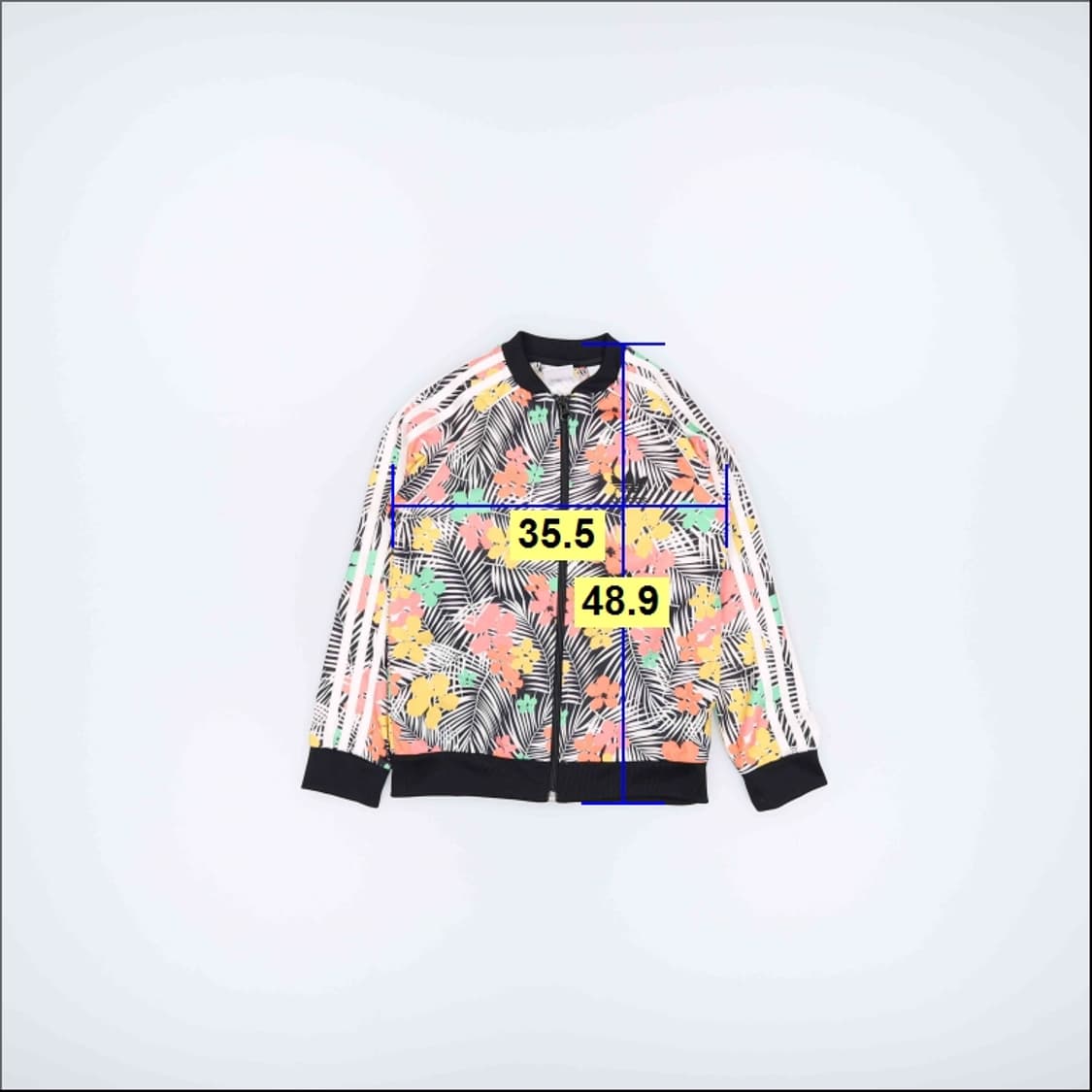 [130] 아디다스 키즈 플로럴 프린트 저지 집업 0114J 상품이미지10