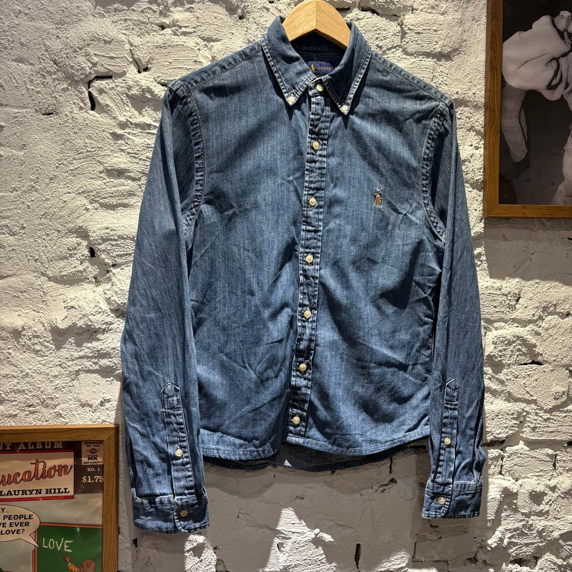 폴로 빈티지 데님 카라셔츠 상품이미지2