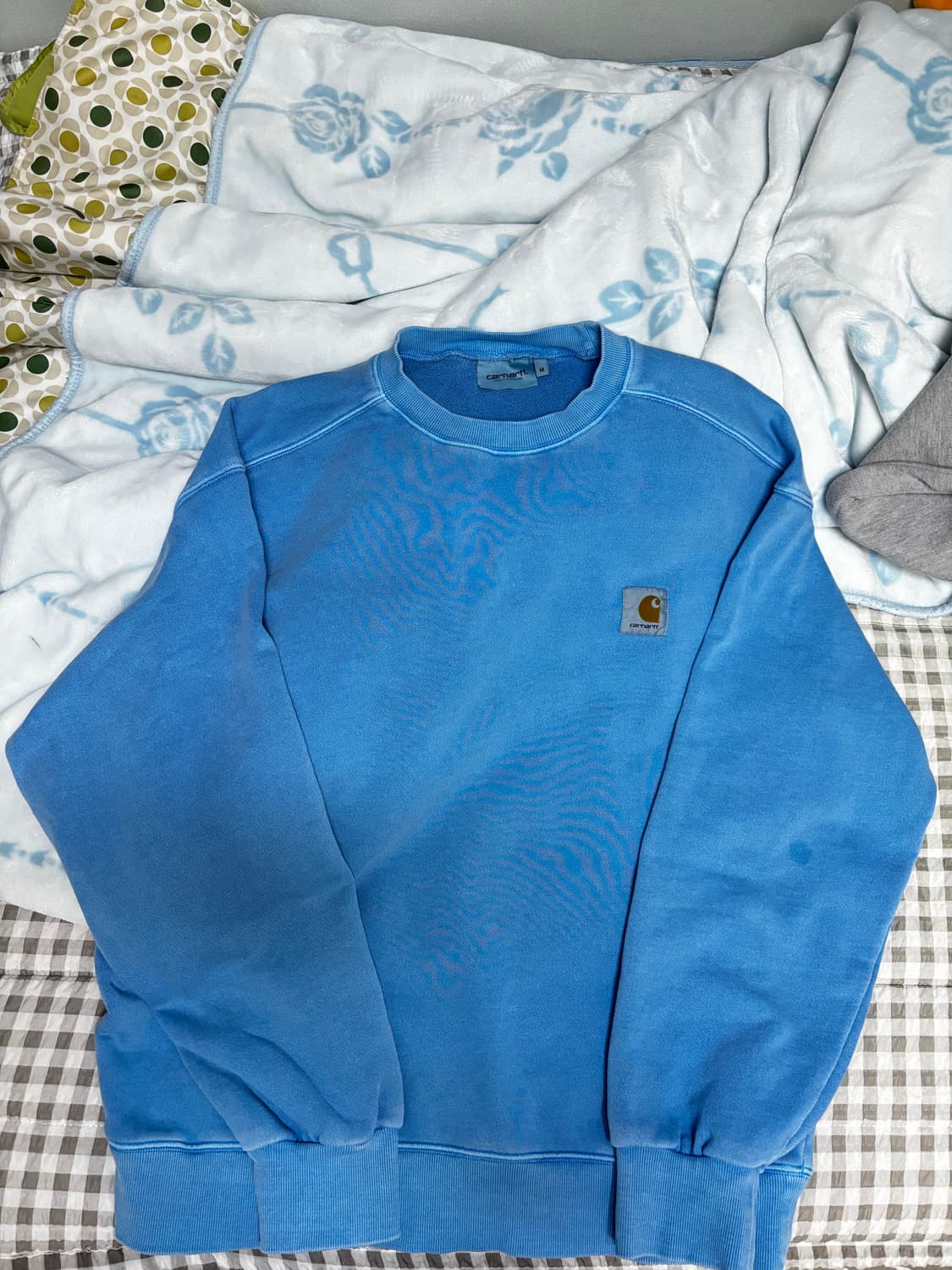 칼하트 맨투맨 블루 M 상품이미지1