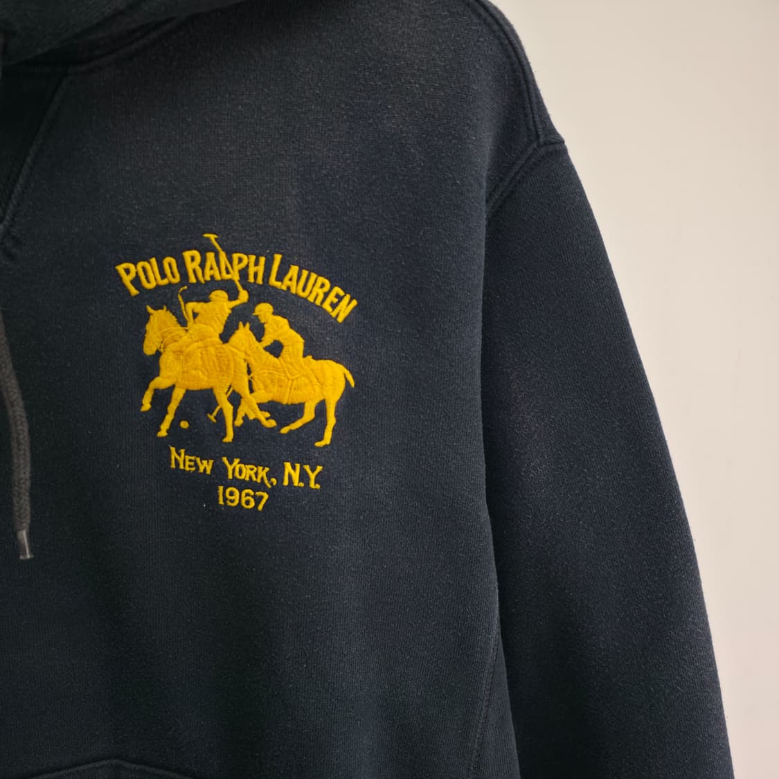 [L] 00's 폴로 랄프로렌 헤비코튼 빅포니 후드티 상품이미지5