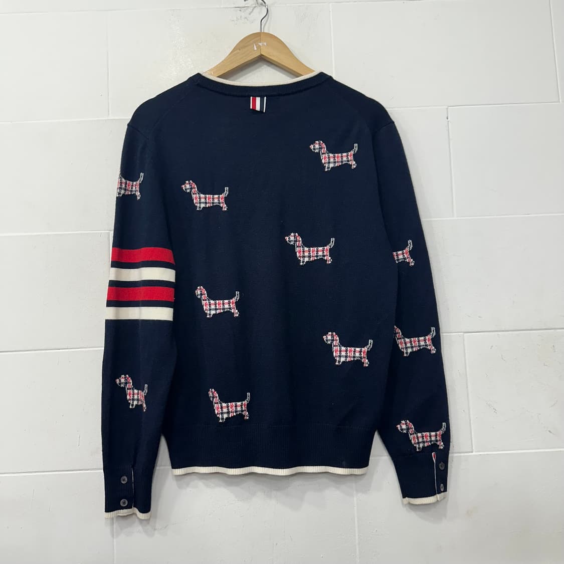 톰브라운 4바 헥터 풀오버 울 니트 상품이미지5