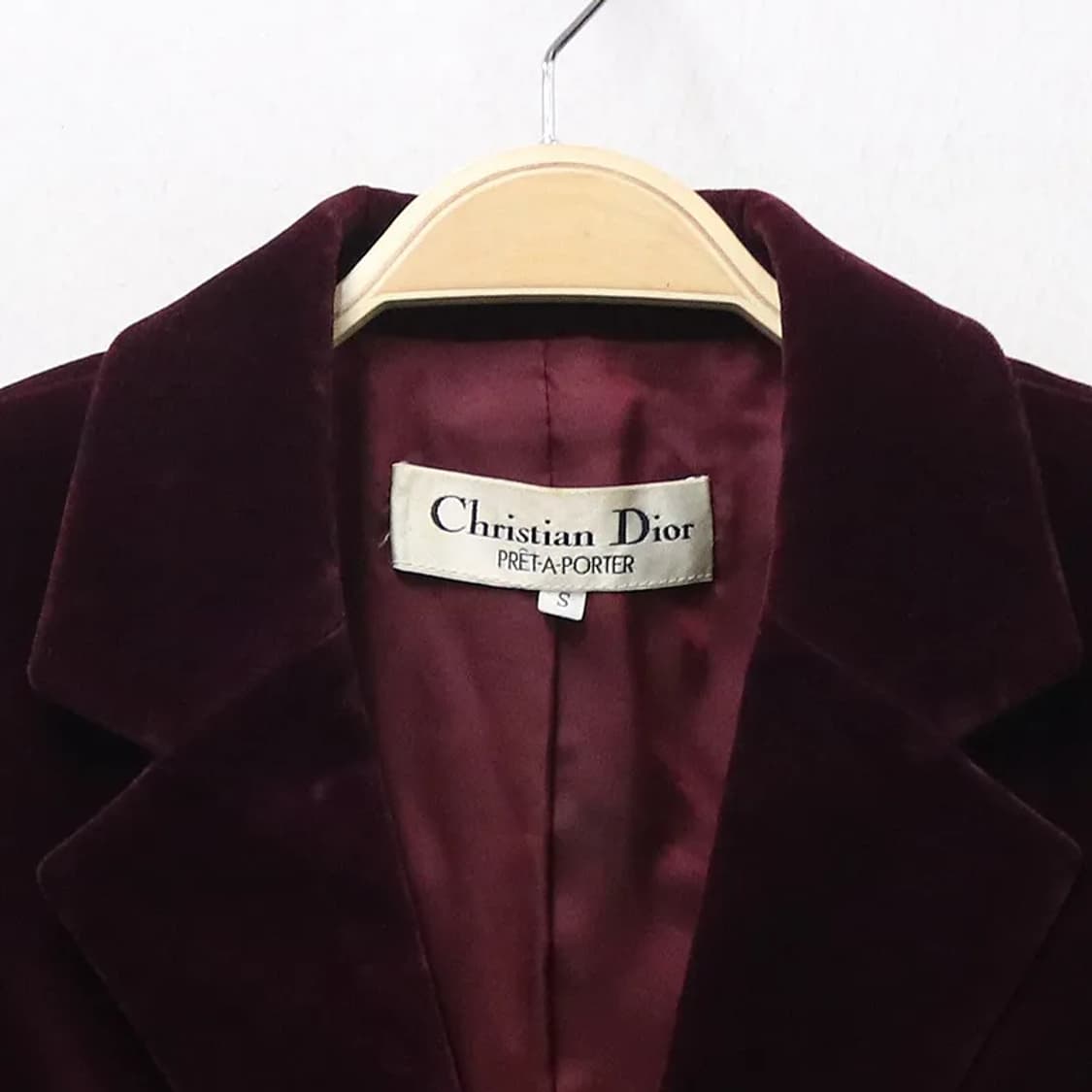 90'S CHRISTIAN DIOR 벨벳 자켓 61696 상품이미지3