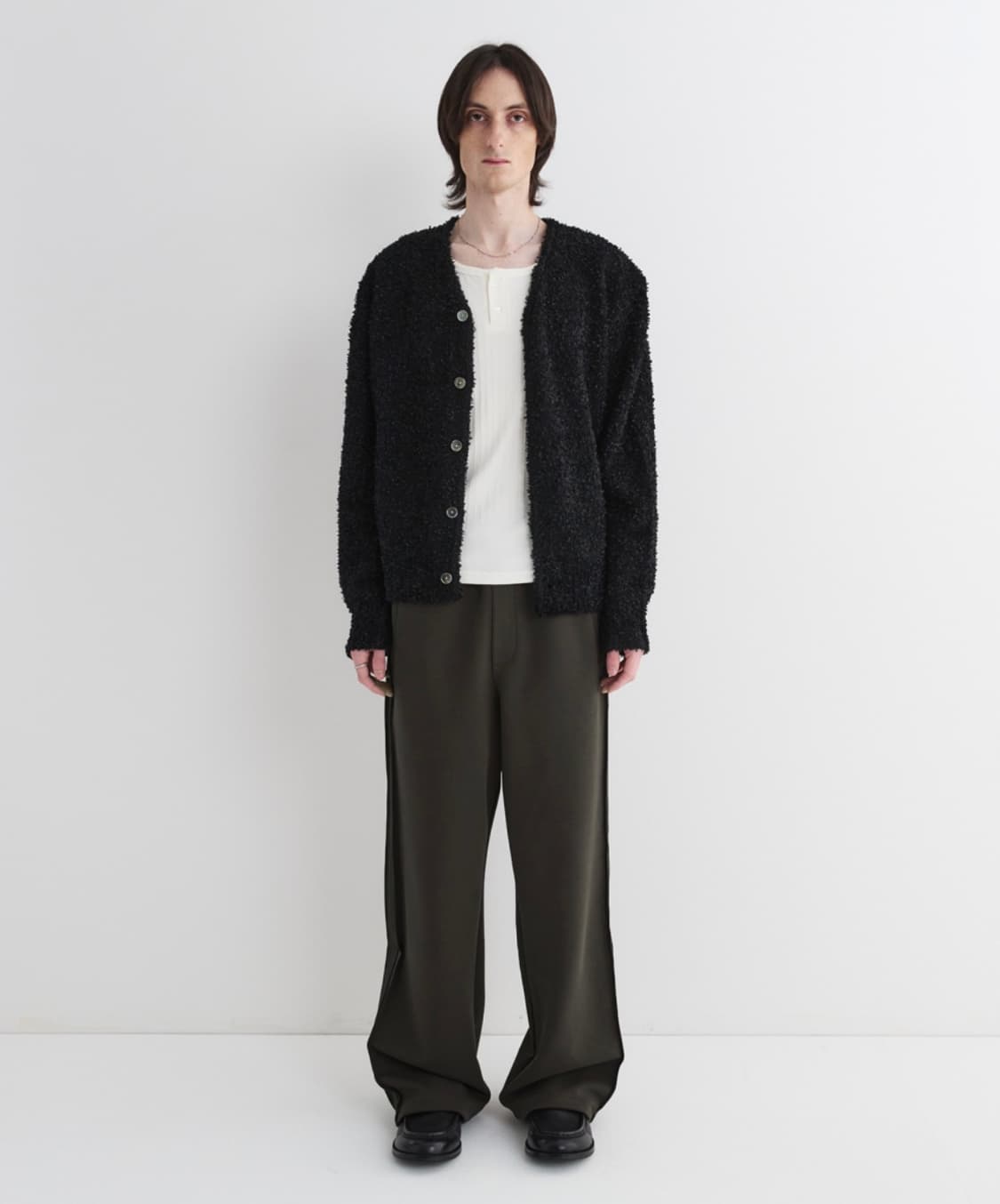 파브레가 하카마 라인 트랙 팬츠 (차콜) [3] 상품이미지1