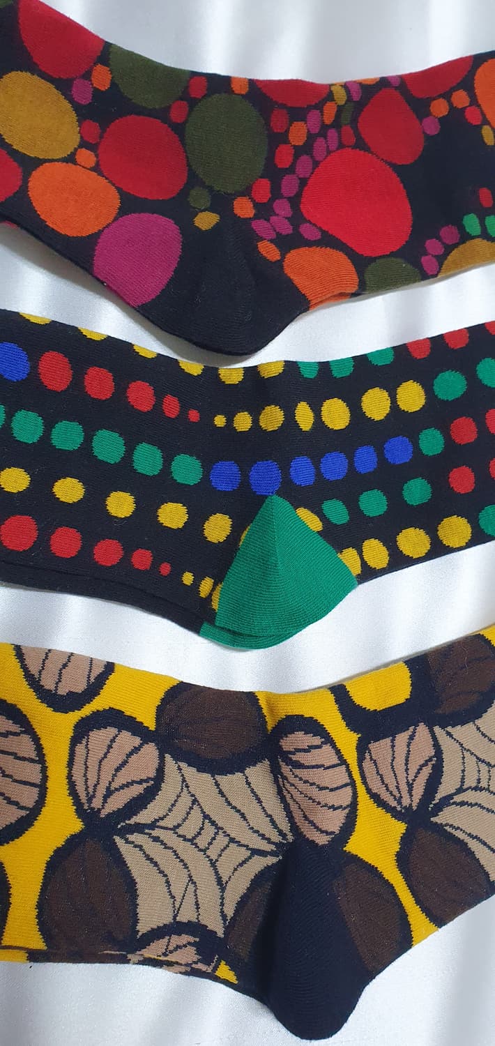 그린 옐로우 도트 CONNISTINE MUSEUM 코니스틴 뮤지엄 양말 상품이미지3