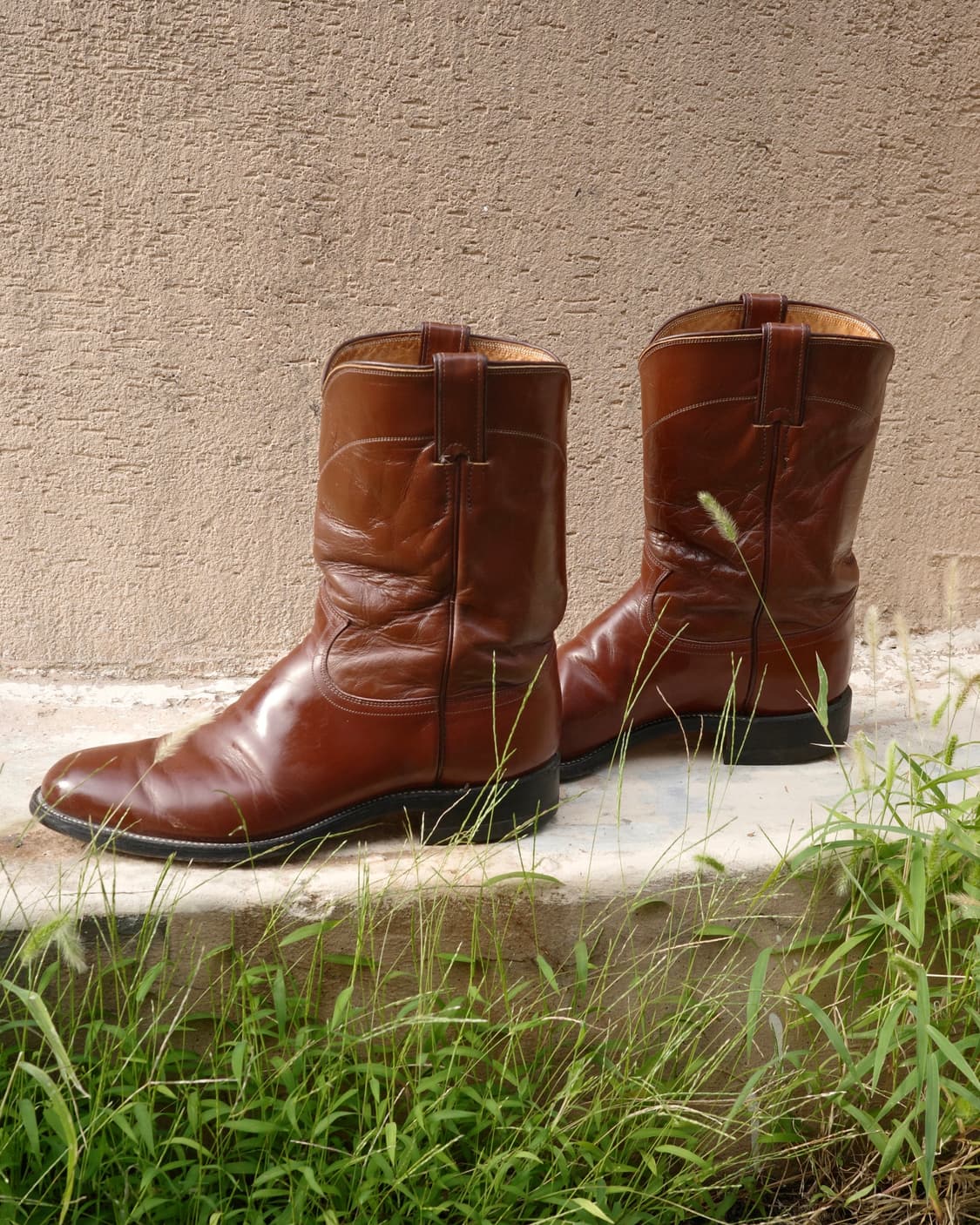 70‘s Justin Boots 3802 로퍼 웨스턴 부츠 상품이미지5