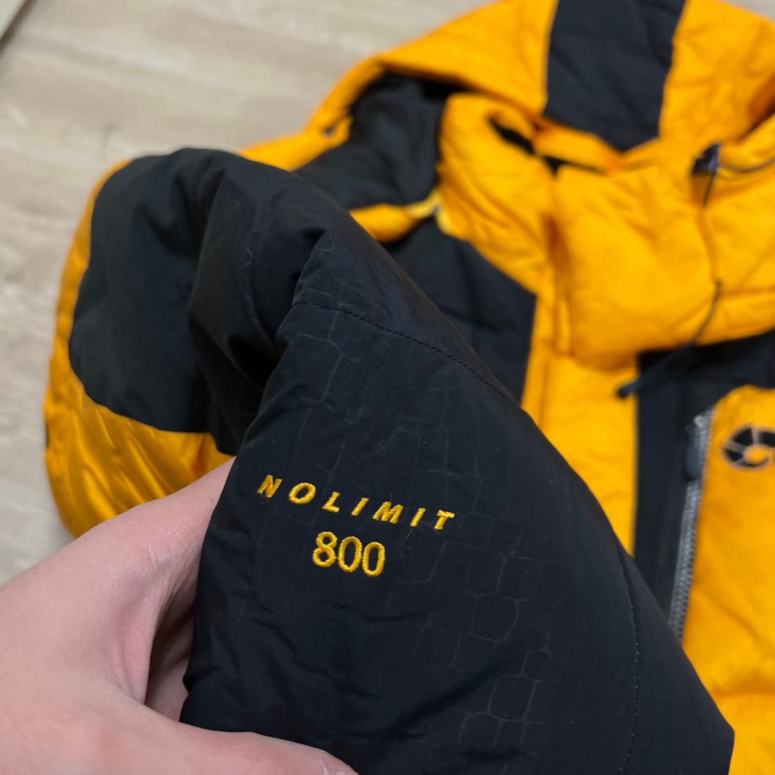 네파 노리미트 덕다운 후드 푸퍼패딩 점퍼 [옐로우] M/95 상품이미지7