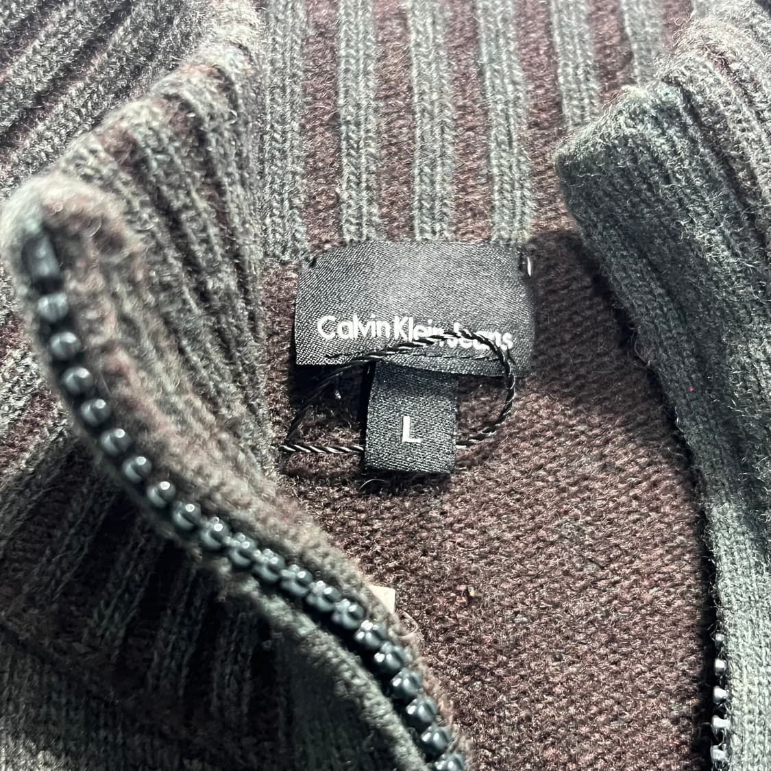 Calvin klenin 2way Knit Zip up 상품이미지4
