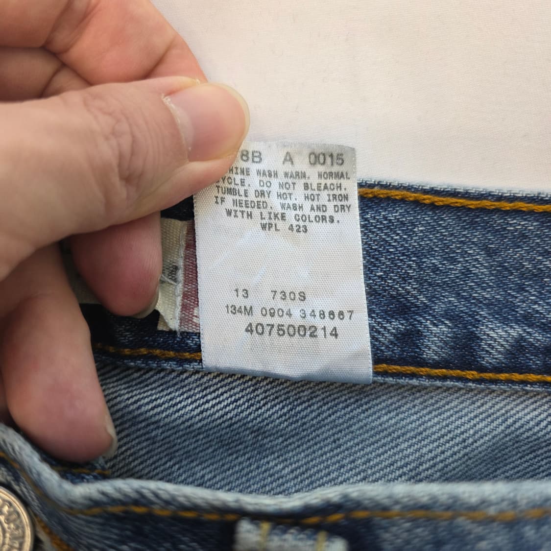 [W28L30]00s 리바이스 550 릴렉시드핏 스튜던트 데님팬츠 상품이미지5