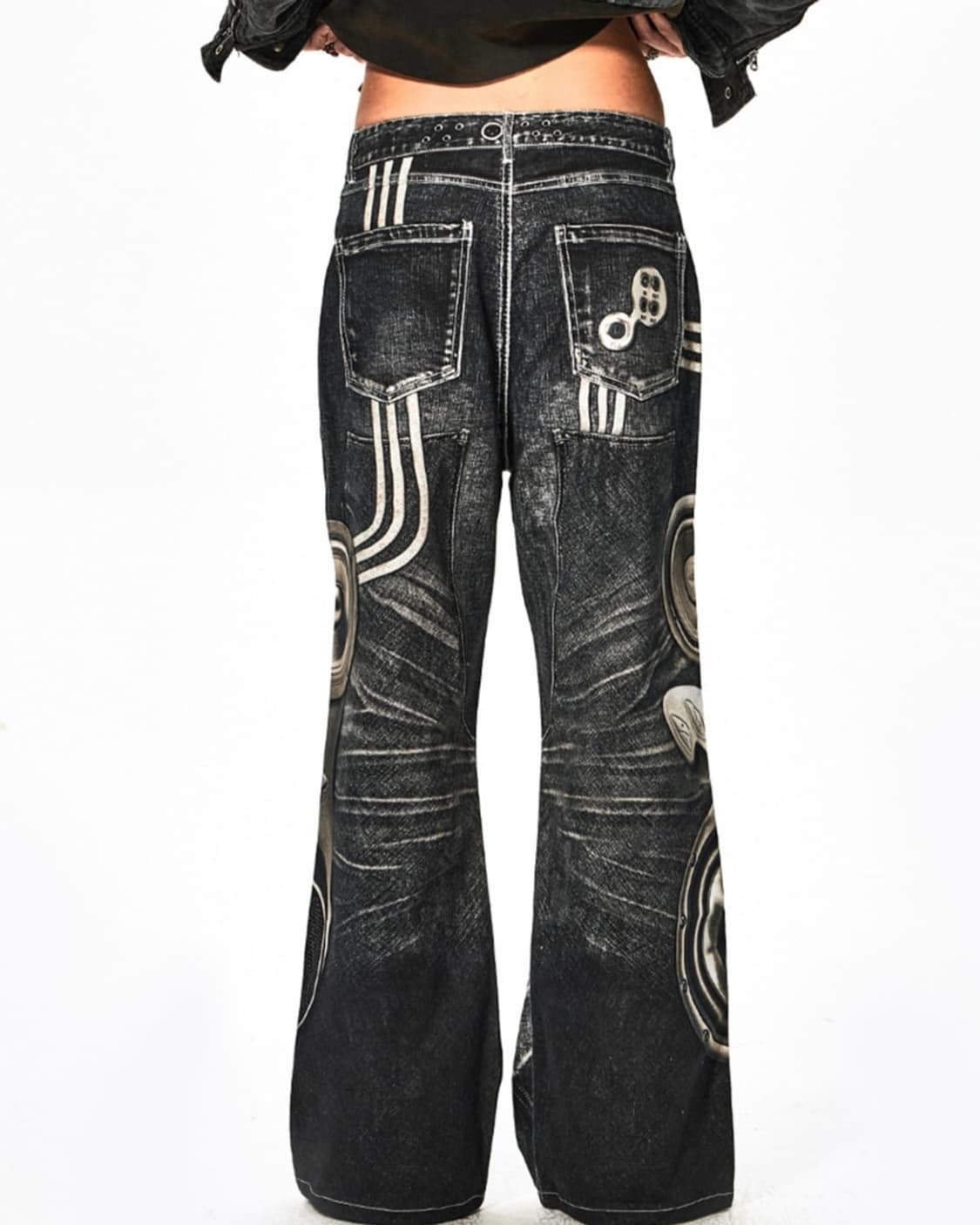 DND4DES 스피커 와이드 데님 상품이미지2