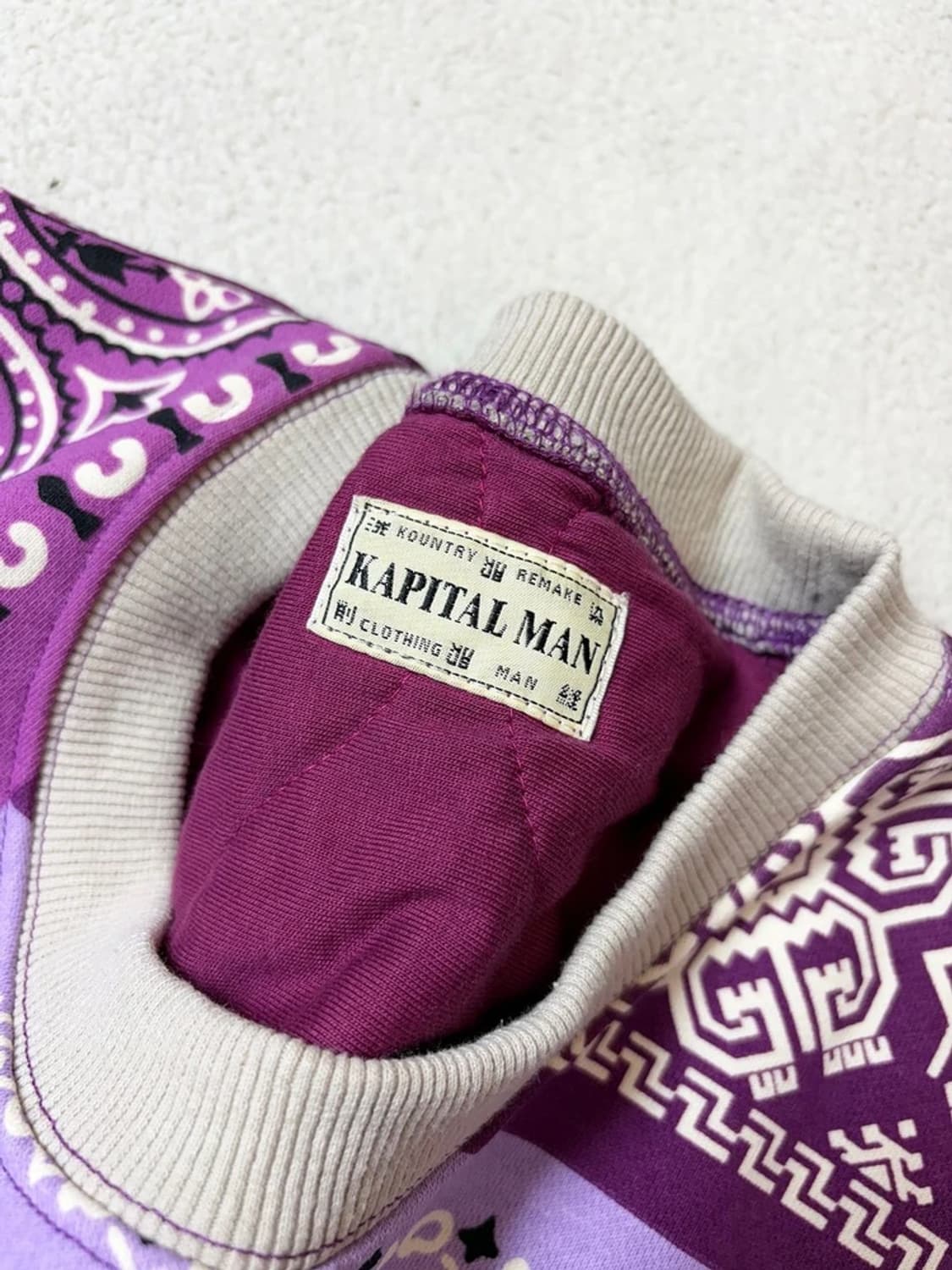 캐피탈 백 헤드 듀얼 반다나 맨투맨 PN9203 상품이미지6