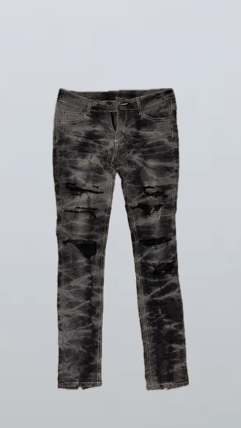 고스 메드펑크 데미지 타이다이 팬츠 상품이미지1