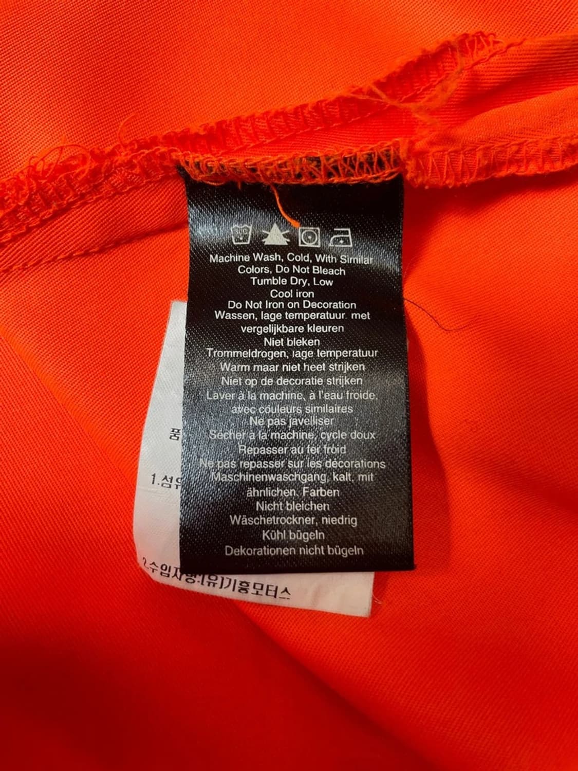 할리데이비슨 블레이즈 오렌지 빈티지 워크 셔츠 PN9639 상품이미지7