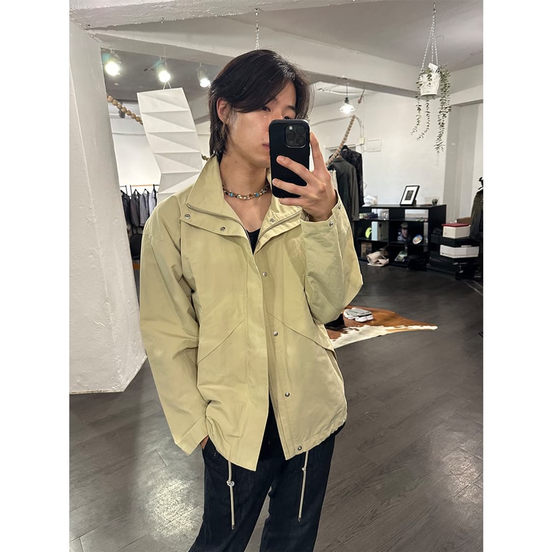 오라리 22aw 워시드 집업 자켓 상품이미지4