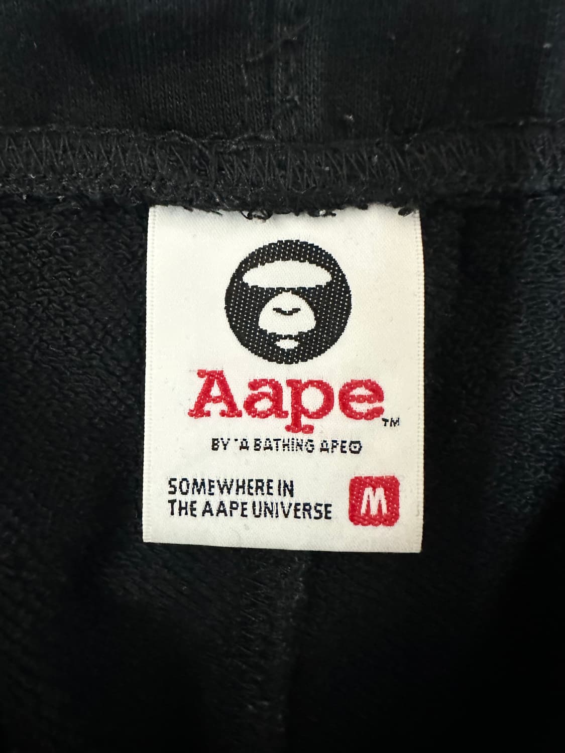 Aape 베이프 반바지 블랙 상품이미지4
