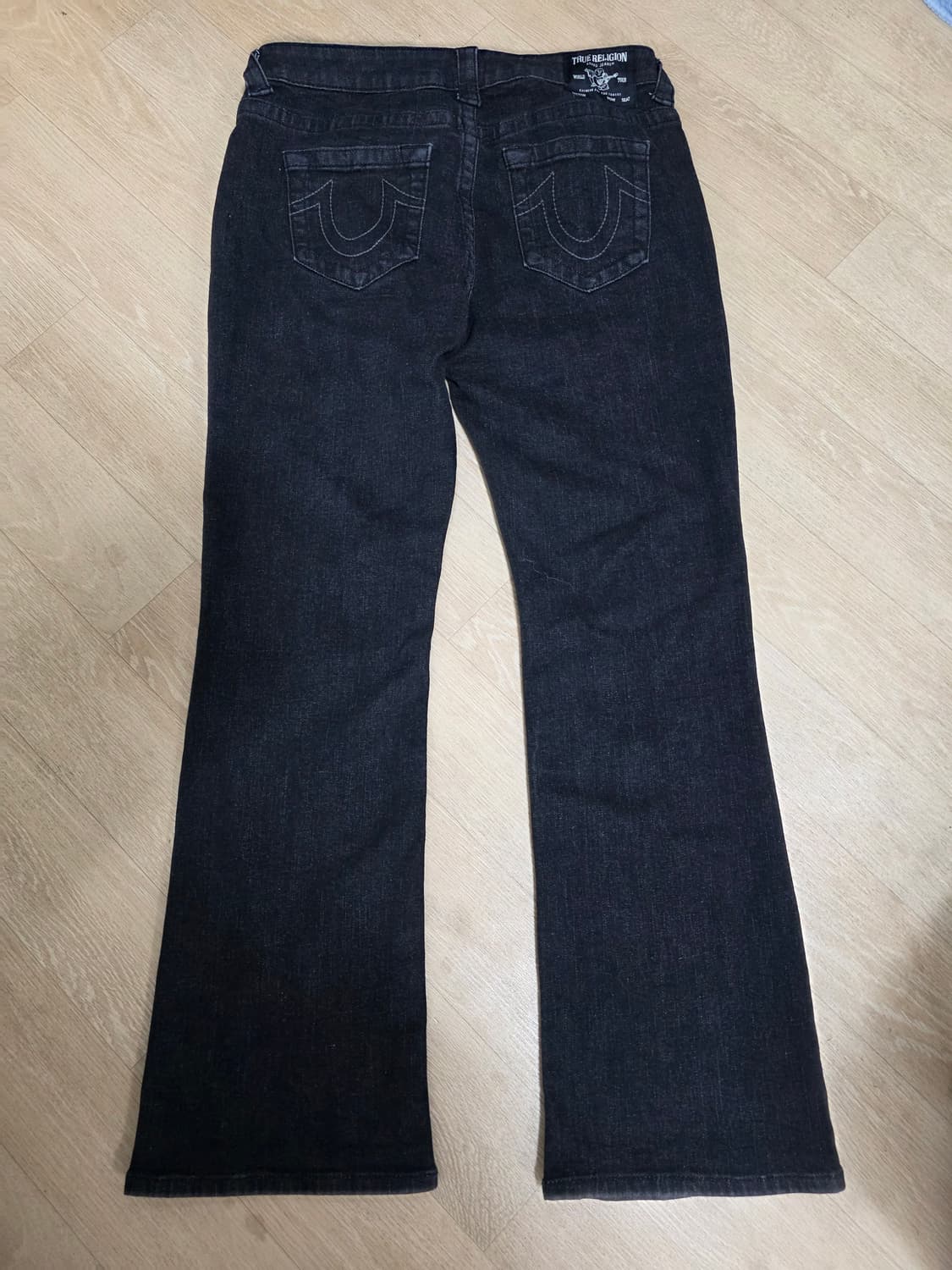 트루릴리전 부츠컷 흑청 기모 데님 팬츠 32 상품이미지1