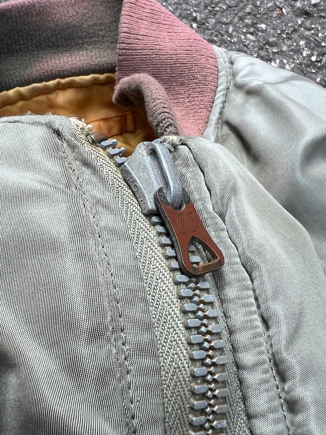 1960's 오리지널 MA-1 D타입 플라이트 자켓 항공점퍼 S 상품이미지4