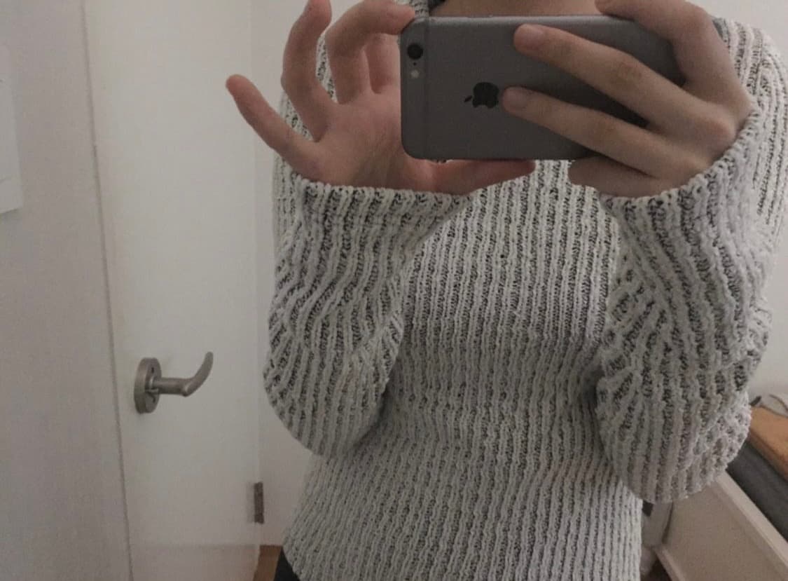 stitch velvet ribbed knit  상품이미지2