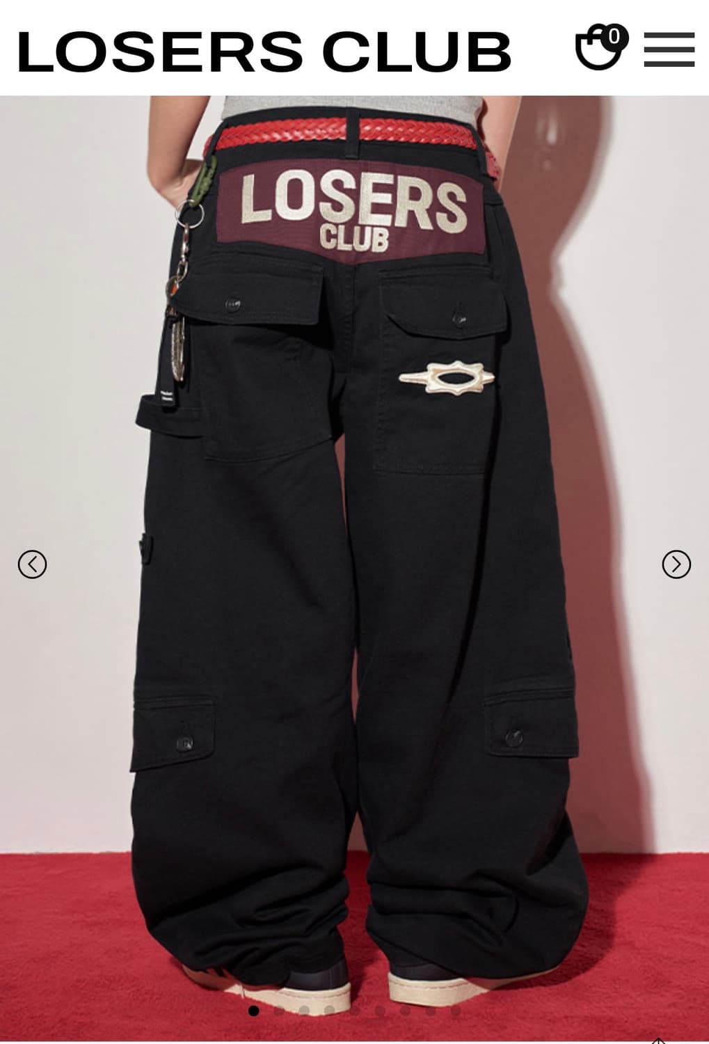 루저스 클럽 카고 포켓팬츠 L 상품이미지1