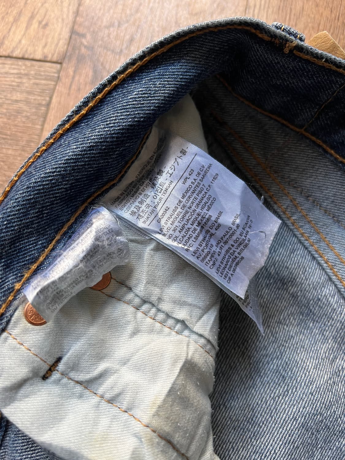 [36]리바이스 501 빈티지 워싱 데님 팬츠 상품이미지5