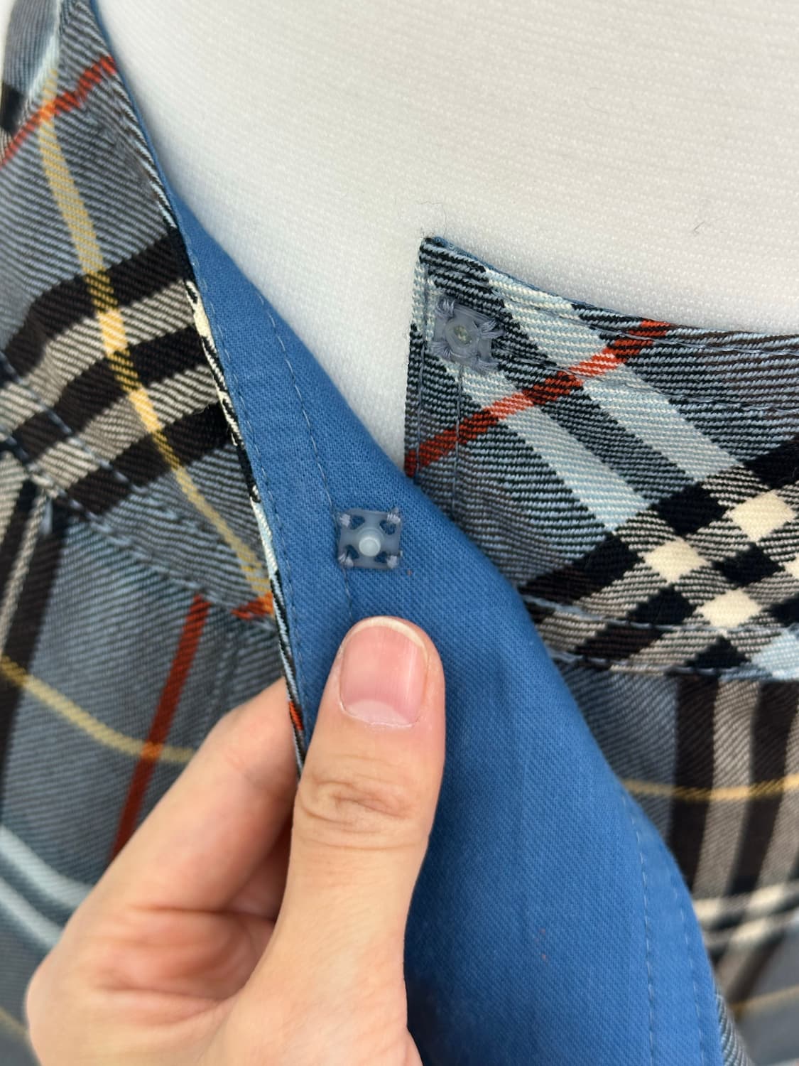 버버리 블루라벨 플리츠 랩스커트 36 상품이미지8