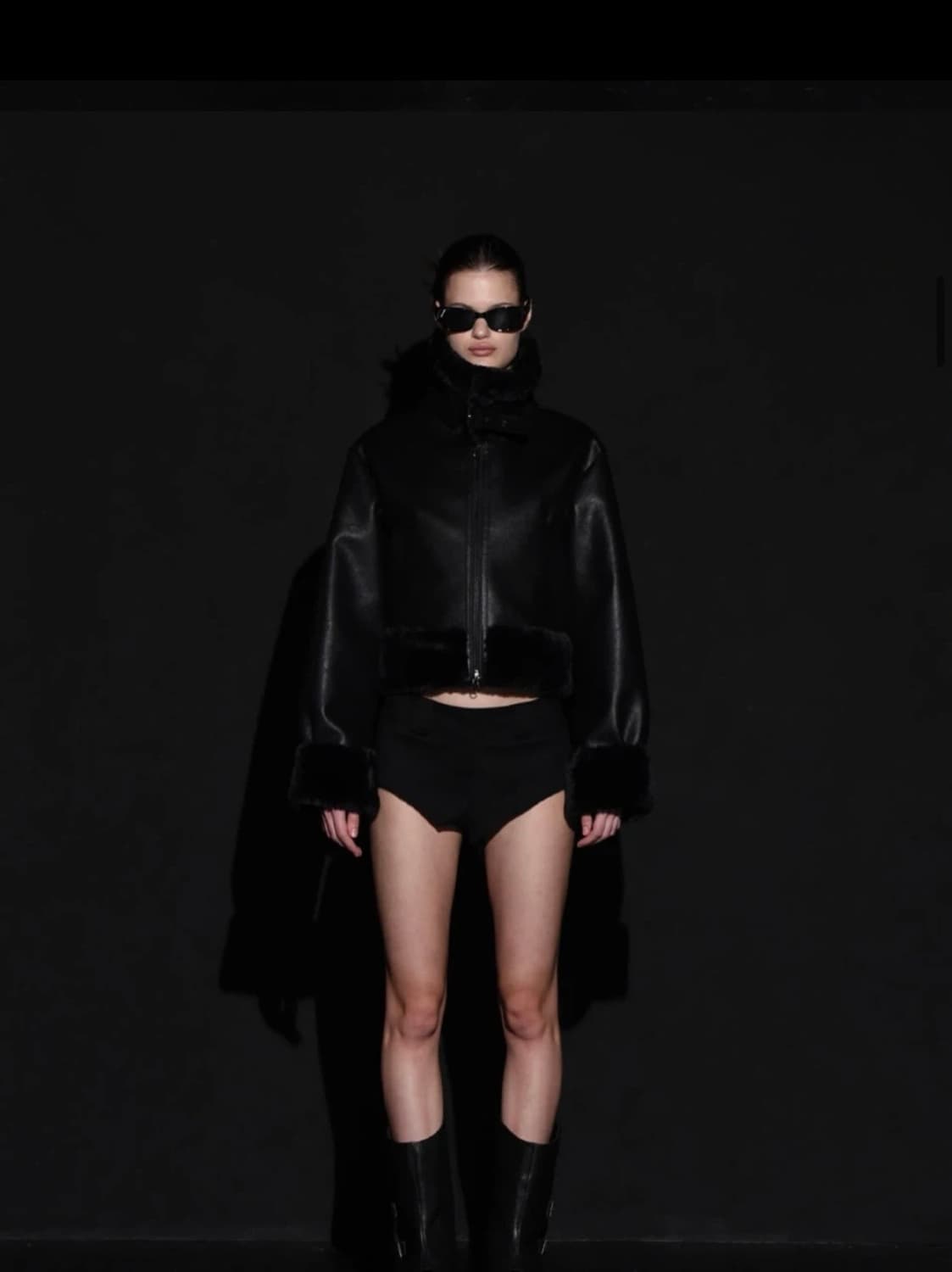 보헤미안서울 23FW 무스탕 블랙 상품이미지3