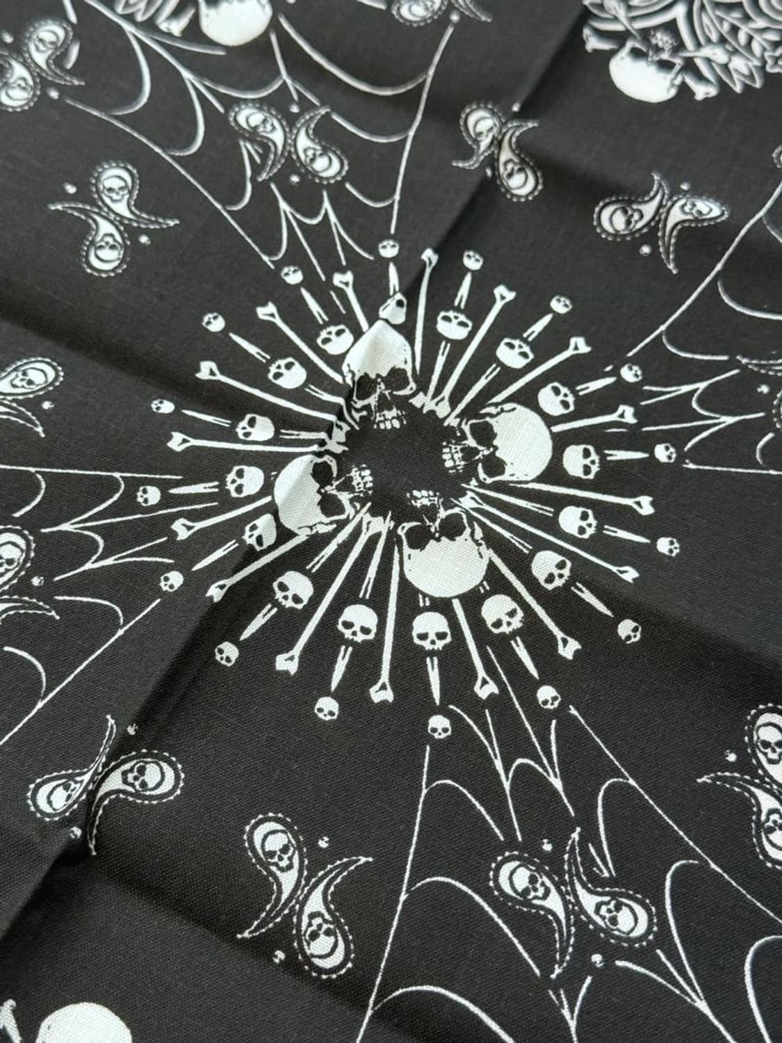 SKULL WEB BANDANA 스컬 웹 반다나 상품이미지5