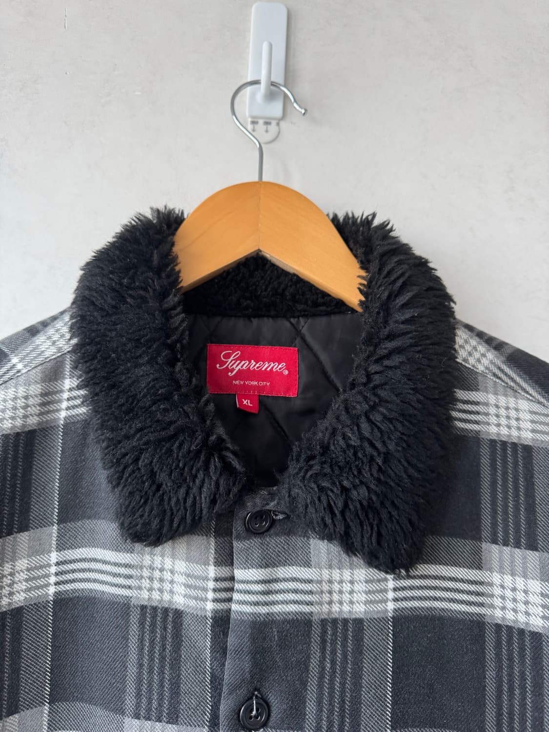Fw21 슈프림 Faux Fur 퀼티드 셔츠 상품이미지5