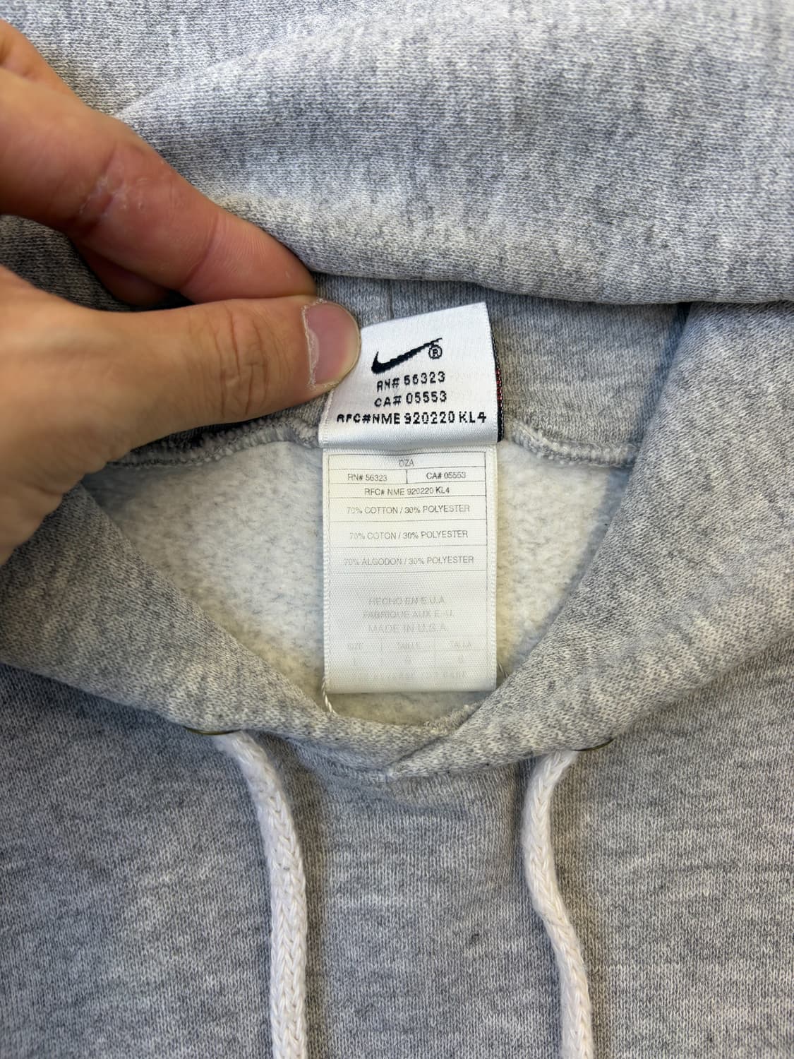 나이키 90s USA 스우시 후드티 상품이미지5