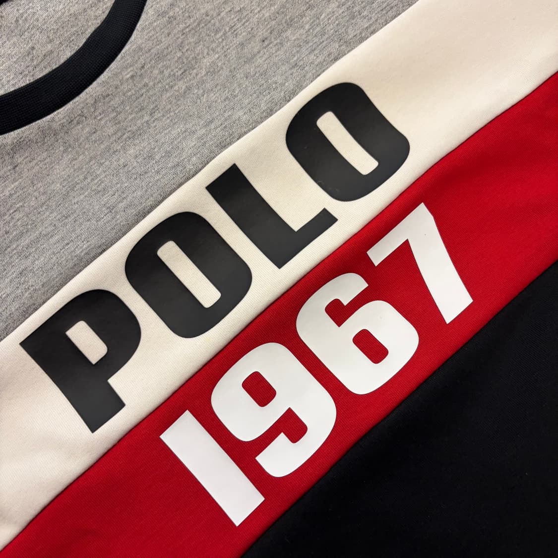 [L] 폴로 랄프로렌 1967 컬러블록 스웻 맨투맨 D694 상품이미지4