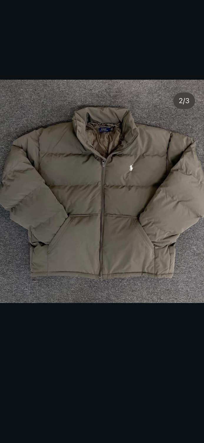 폴로 브라운 다운 패딩 상품이미지1
