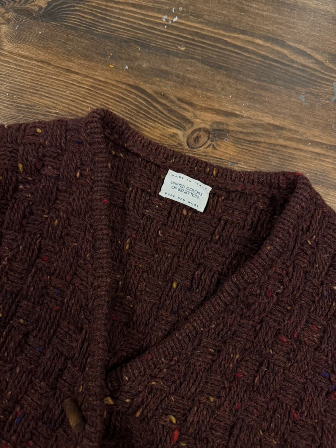 베네통 니트 베스트 55~66 상품이미지5