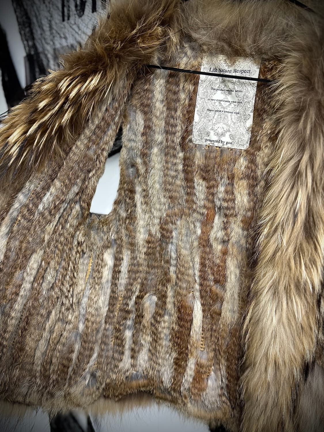 G.O.A fur vest 상품이미지6