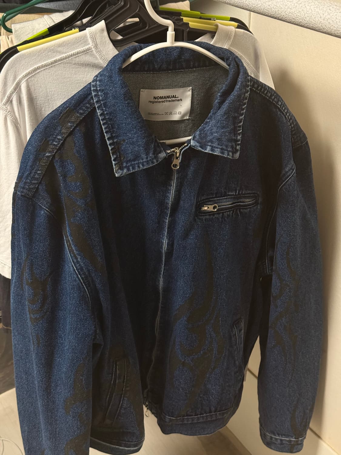 노메뉴얼 23fw 데님자켓 상품이미지1