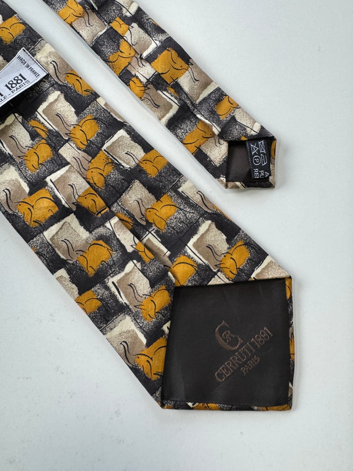 세루티1881 (CERRUTI1881) 실크 넥타이 9.3cm 상품이미지5