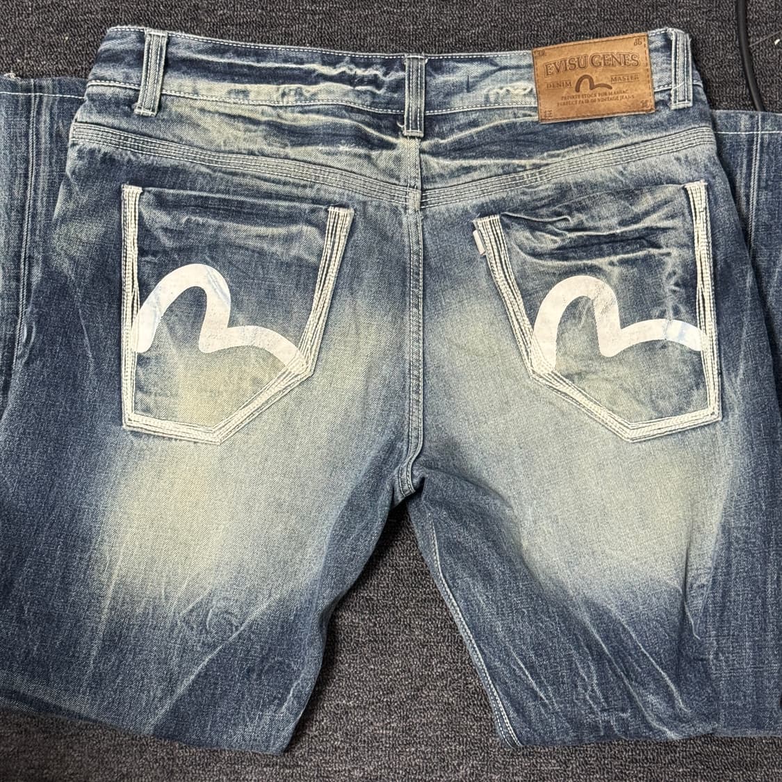에비수 빈티지 워싱 데님 팬츠 36 상품이미지3