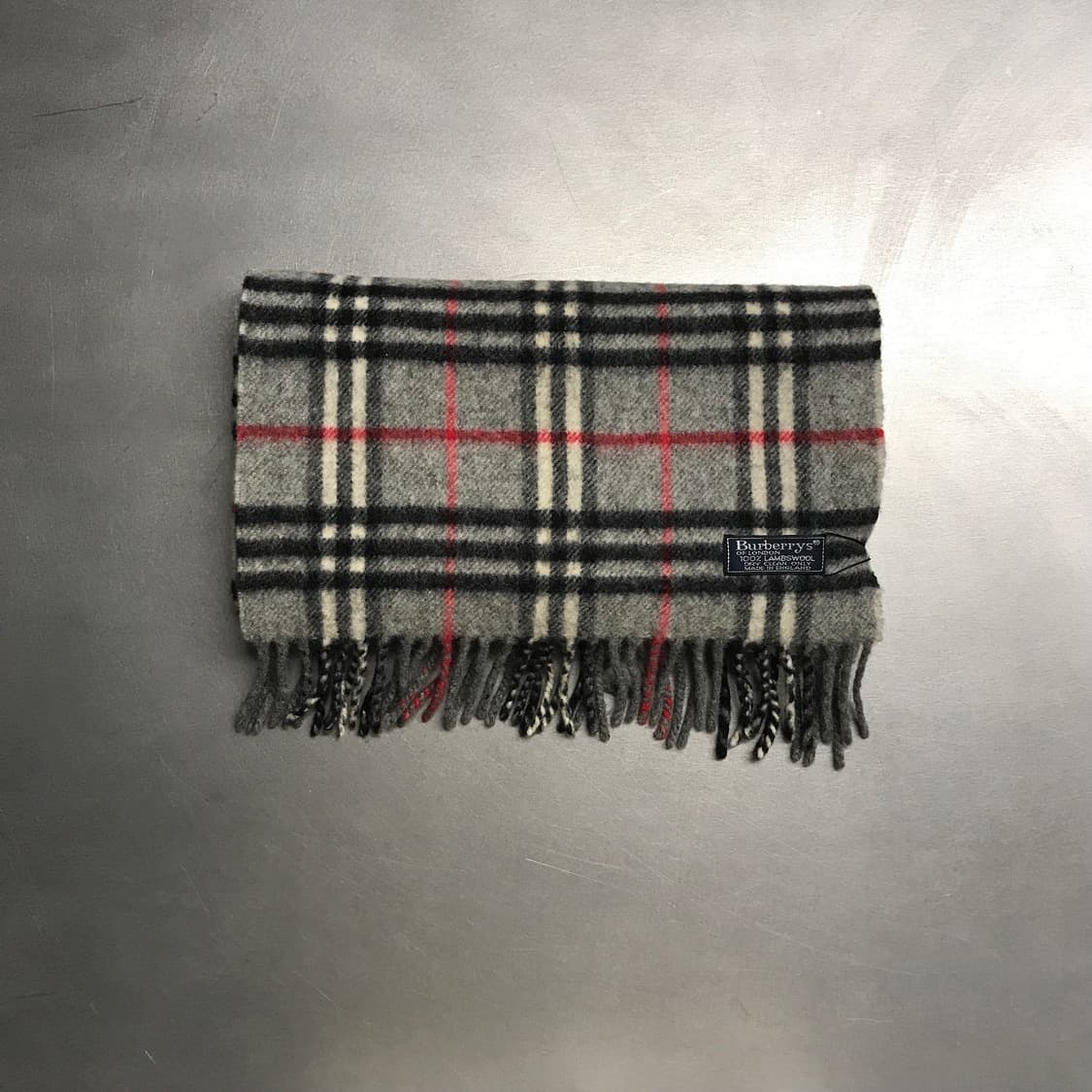 버버리 정품 램스울 머플러 그레이 상품이미지2