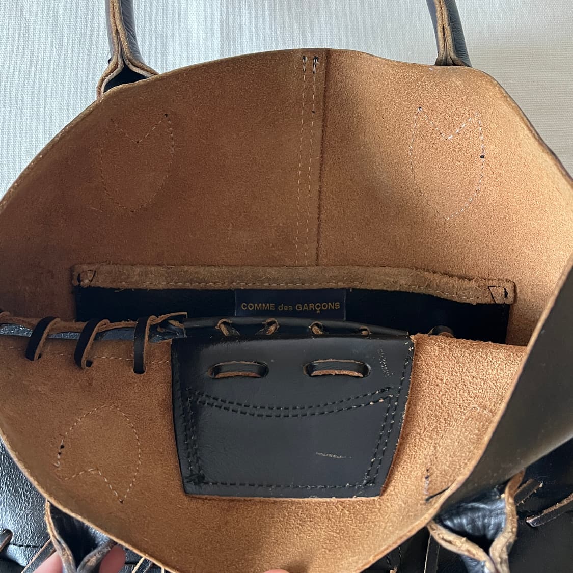 cut out leather tote 상품이미지8