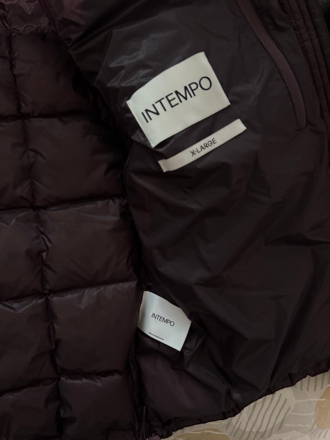 인템포무드 아크틱 라이트다운 경량패딩 퍼플 XL 상품이미지3