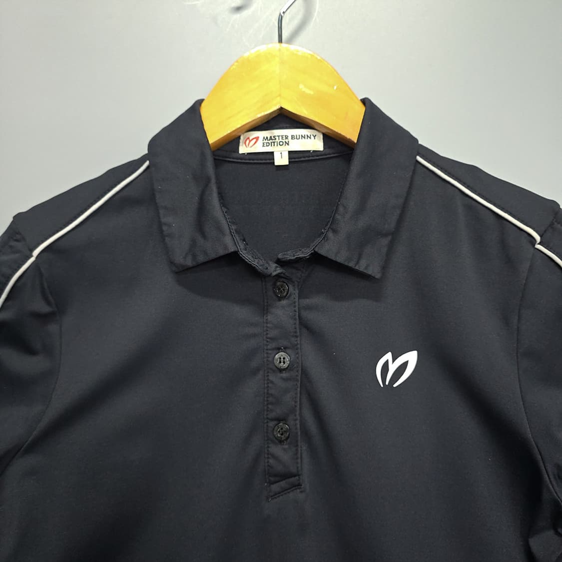 마스터바니 에디션 여성용 블랙 골프 반팔 티셔츠 90 상품이미지2